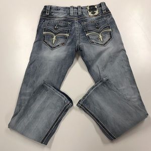 Rock Revival Men’s Jeans 33w 34 inseam